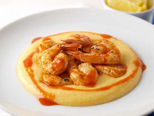 Grilled Shrimp and Cheese Grits